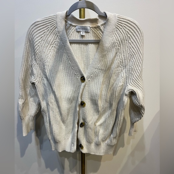 Free People Sweaters - Free Assembly Cream Button-Up Cardigan